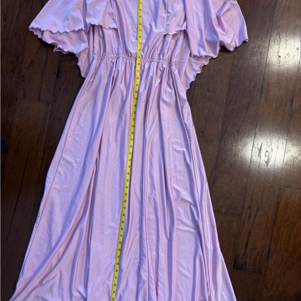 Vintage 1960s Handmade Pink Mother Of The Bride Dress